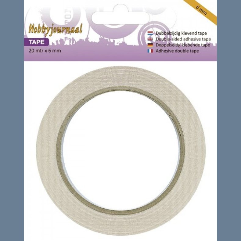 6 mm. dobbeltklbe tape