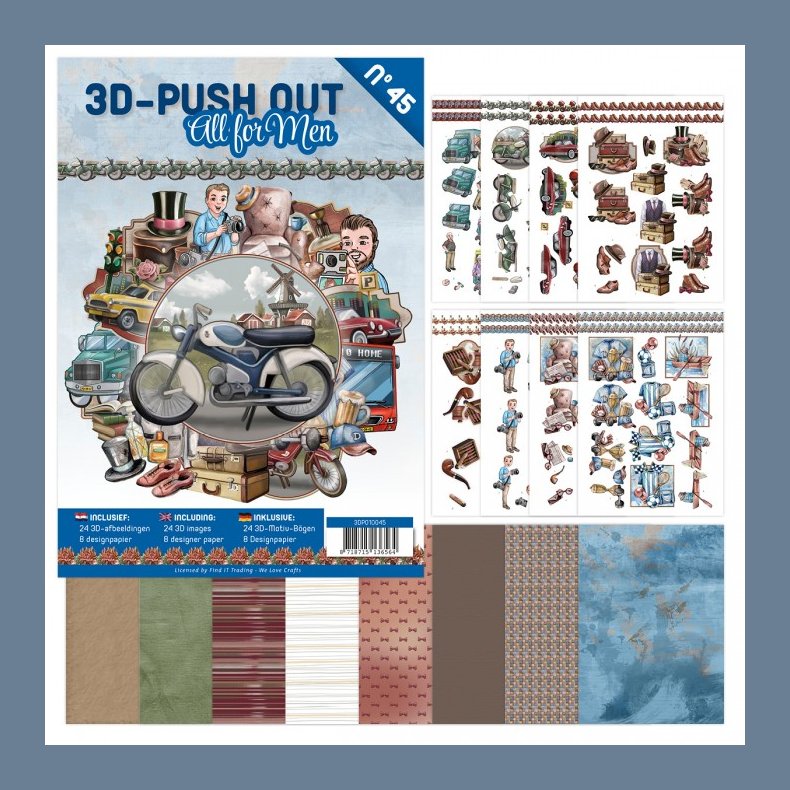 3D push out bog nr 45